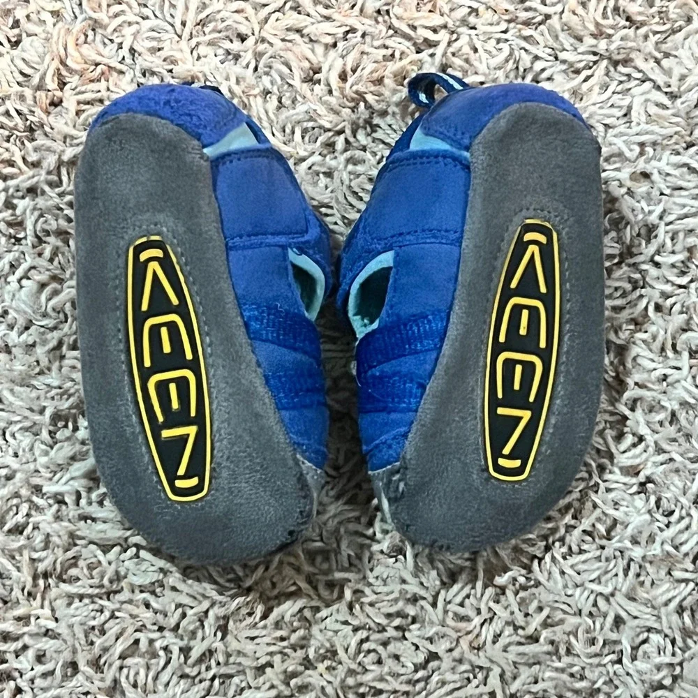 Keen Toddler Infant Blue Suede Shoes Size‎ 18 months